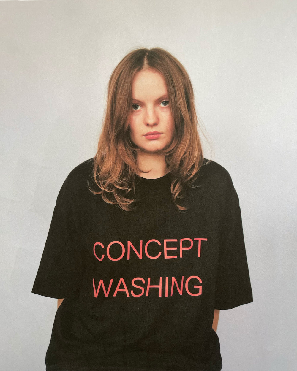 CONCEPT WASHING TEE BLACK
