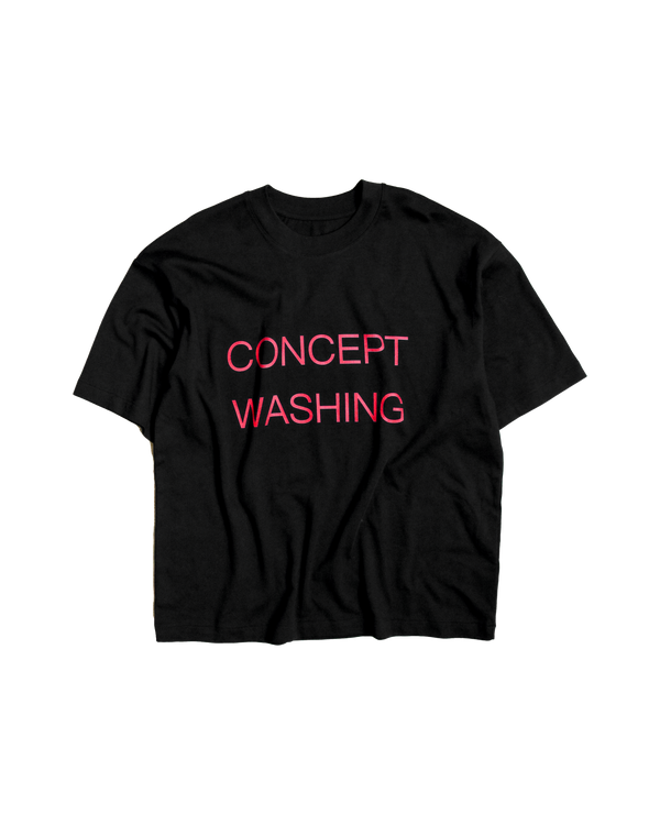 CONCEPT WASHING TEE BLACK