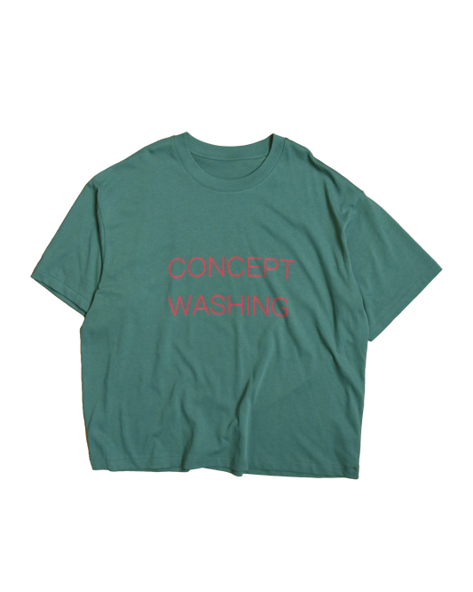 CONCEPT WASHING TEE GREEN