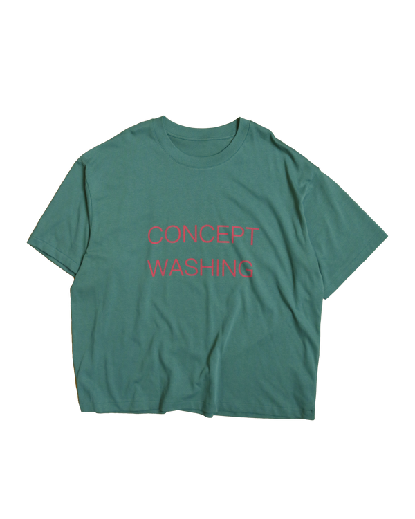 CONCEPT WASHING TEE GREEN