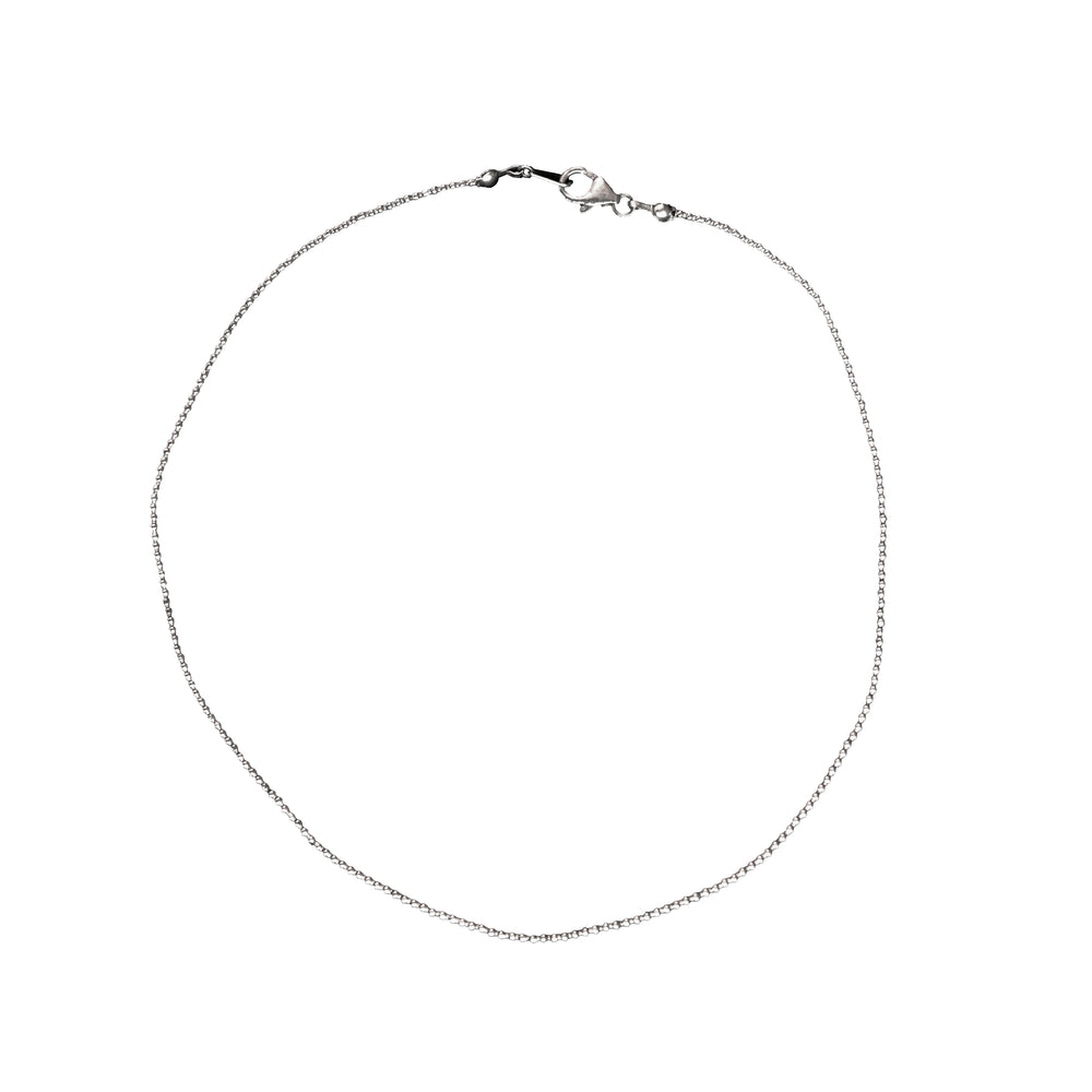 STERLING SILVER BEADS NECKLACE